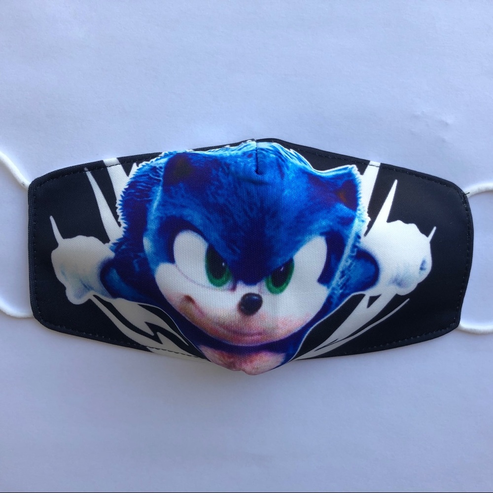 kids face mask Sonic the Hedgehog